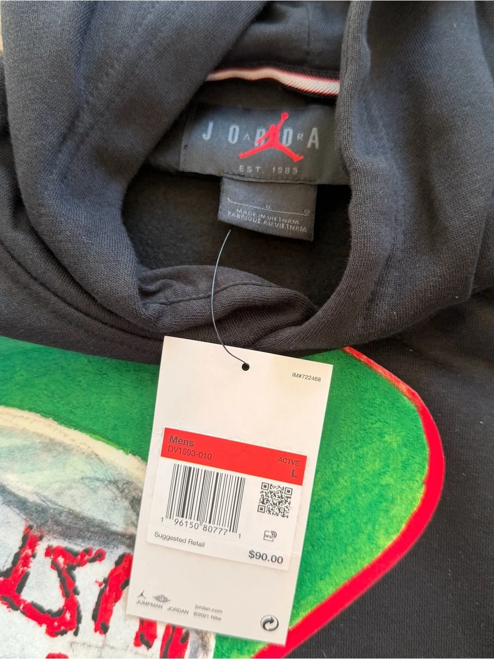 Jordan black pullover